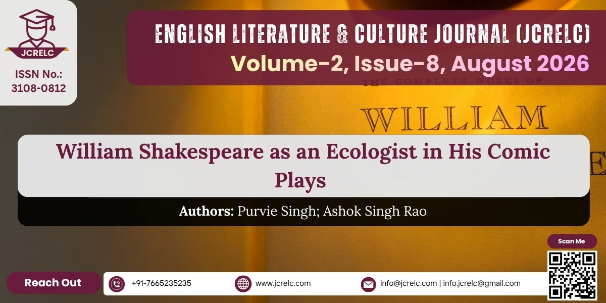 William Shakespeare as an Ecologist in His Comic Plays