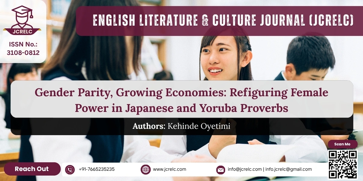 Gender Parity, Growing Economies: Refiguring Female Power in Japanese and Yoruba Proverbs