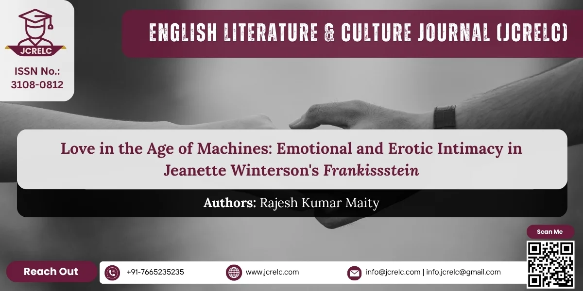 Love in the Age of Machines: Emotional and Erotic Intimacy in Jeanette Winterson's Frankissstein