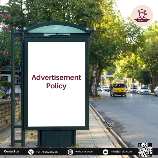 JCRELC Advertisement Policy