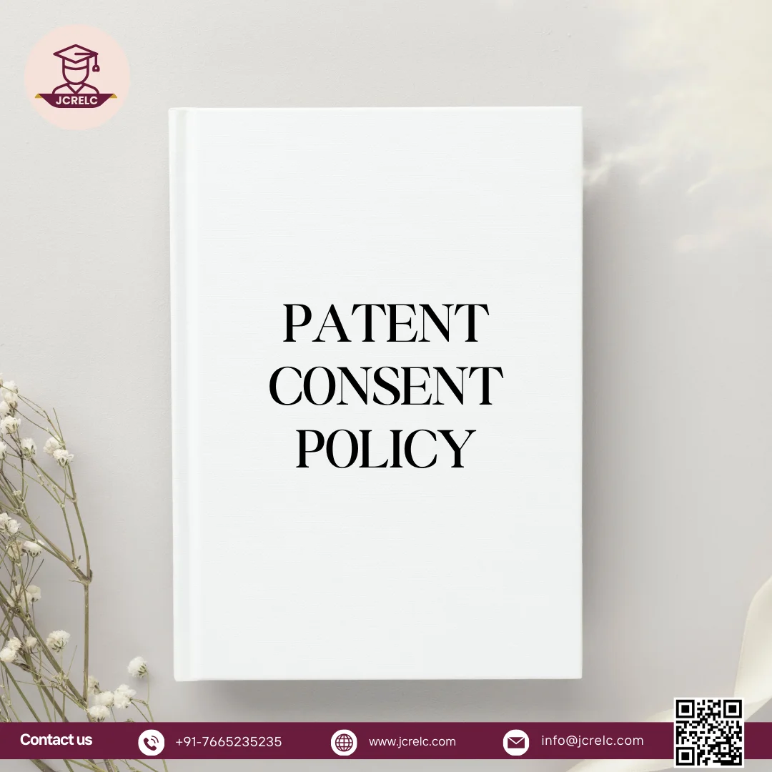 JCRELC- Consent and Permissions Policy