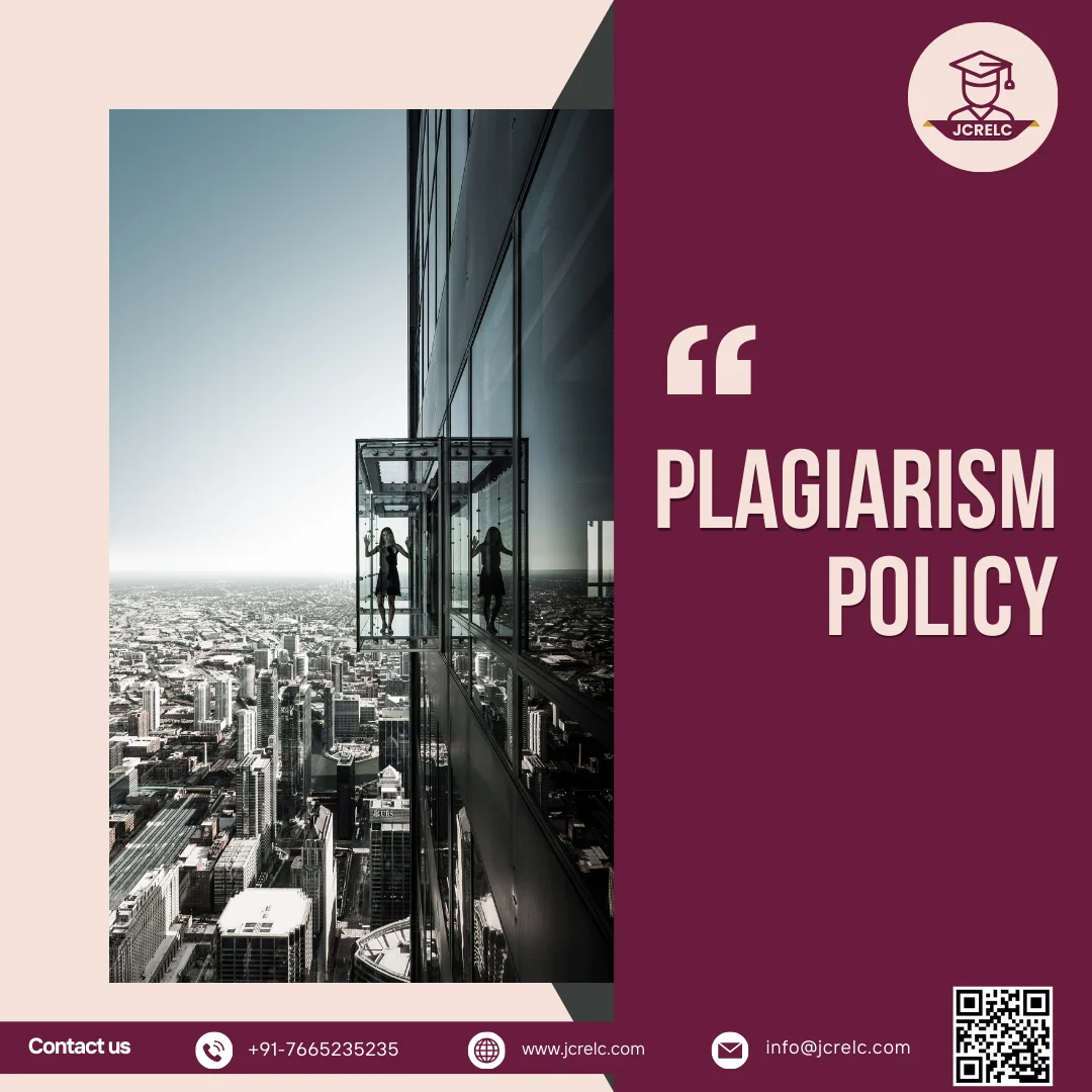 JCRELC Plagiarism Policy