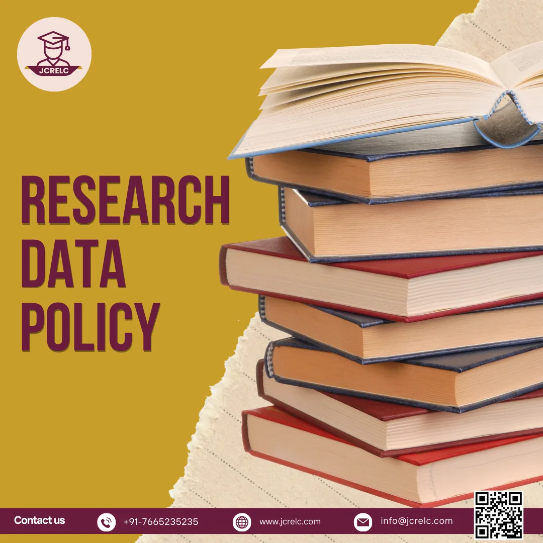 JCRELC Research Data Policy