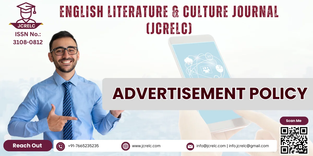 JCRELC Advertisement Policy - Maintaining editorial independence and advertising standards