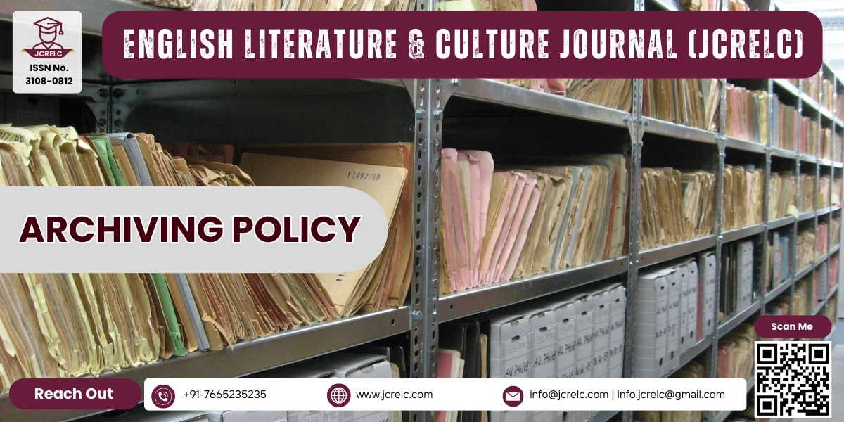 Archiving and Digital Preservation Policy - JCRELC