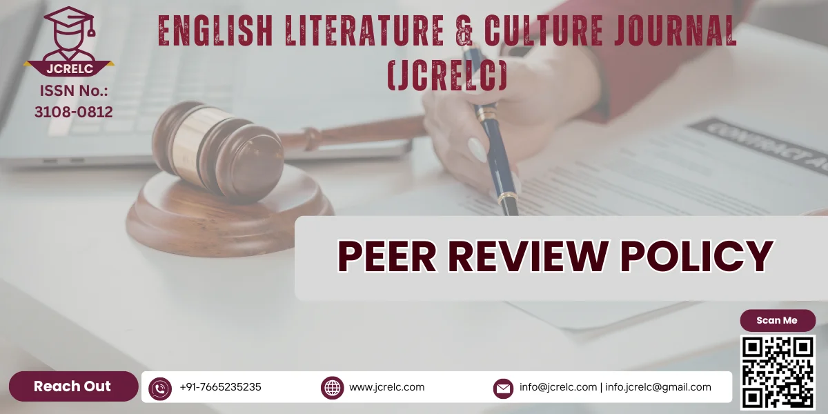 Peer Review Policy - JCRELC