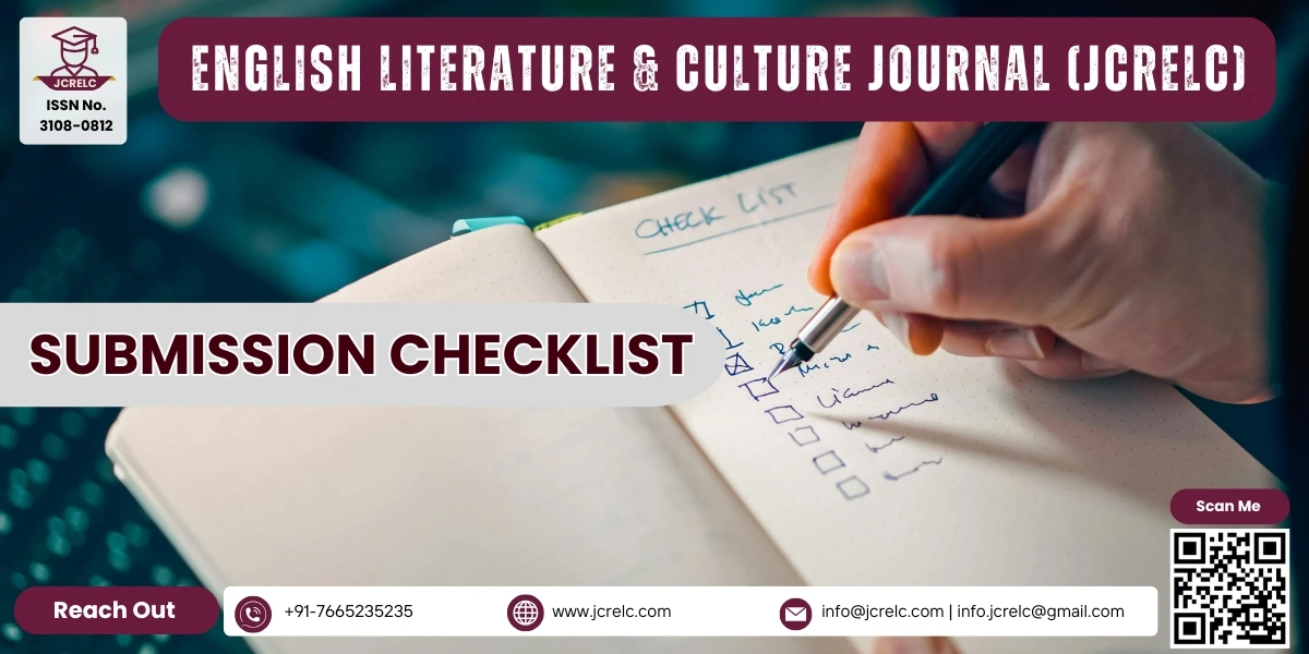 Submission Checklist - JCRELC