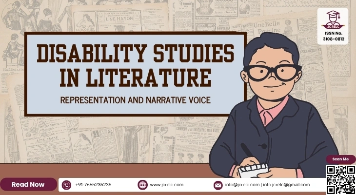 Disability Studies in Literature: Representation and Narrative Voice